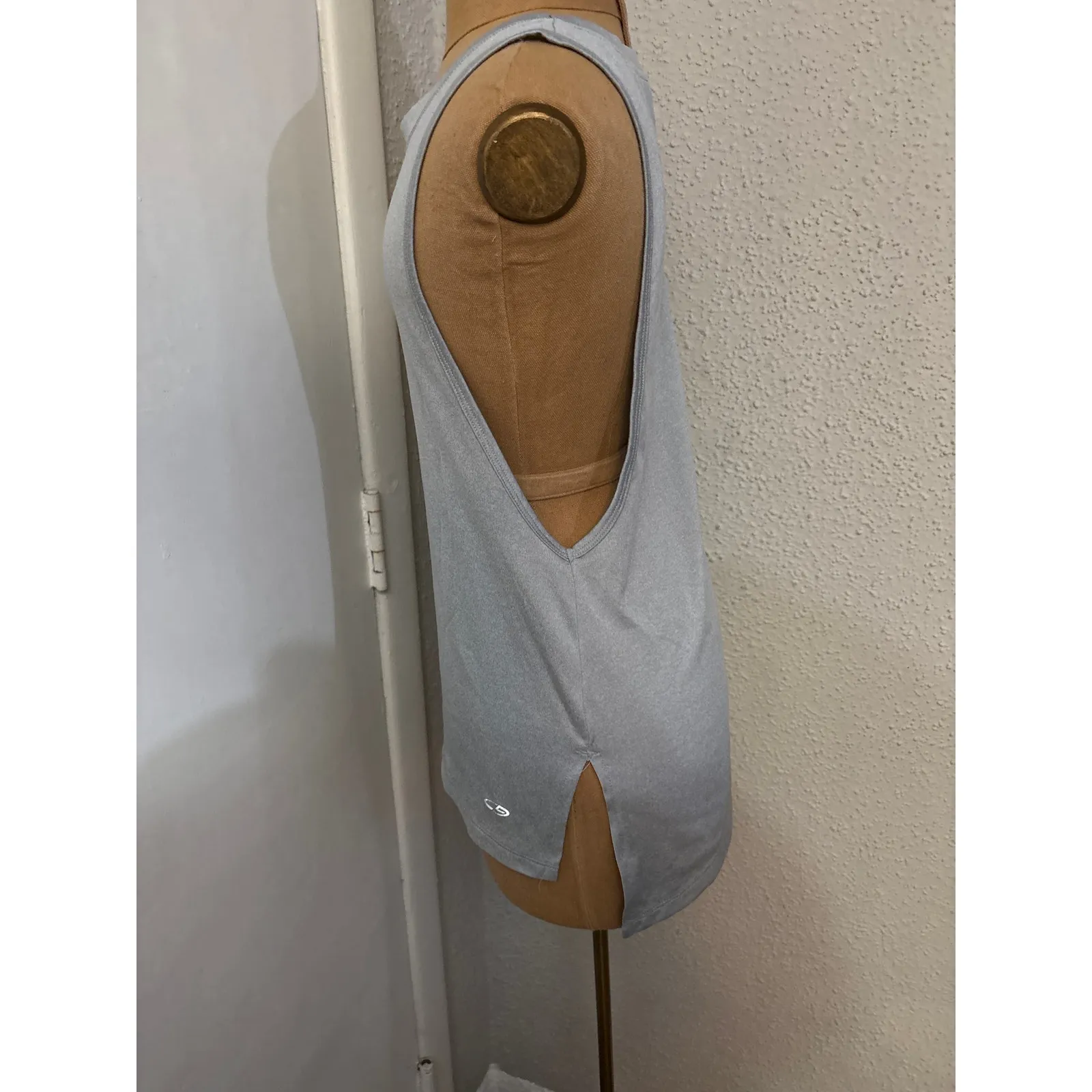 Champion C9 Duodry Gray Crewneck Tank Top S Activewear Athleisure Casual Pastel - Image 3