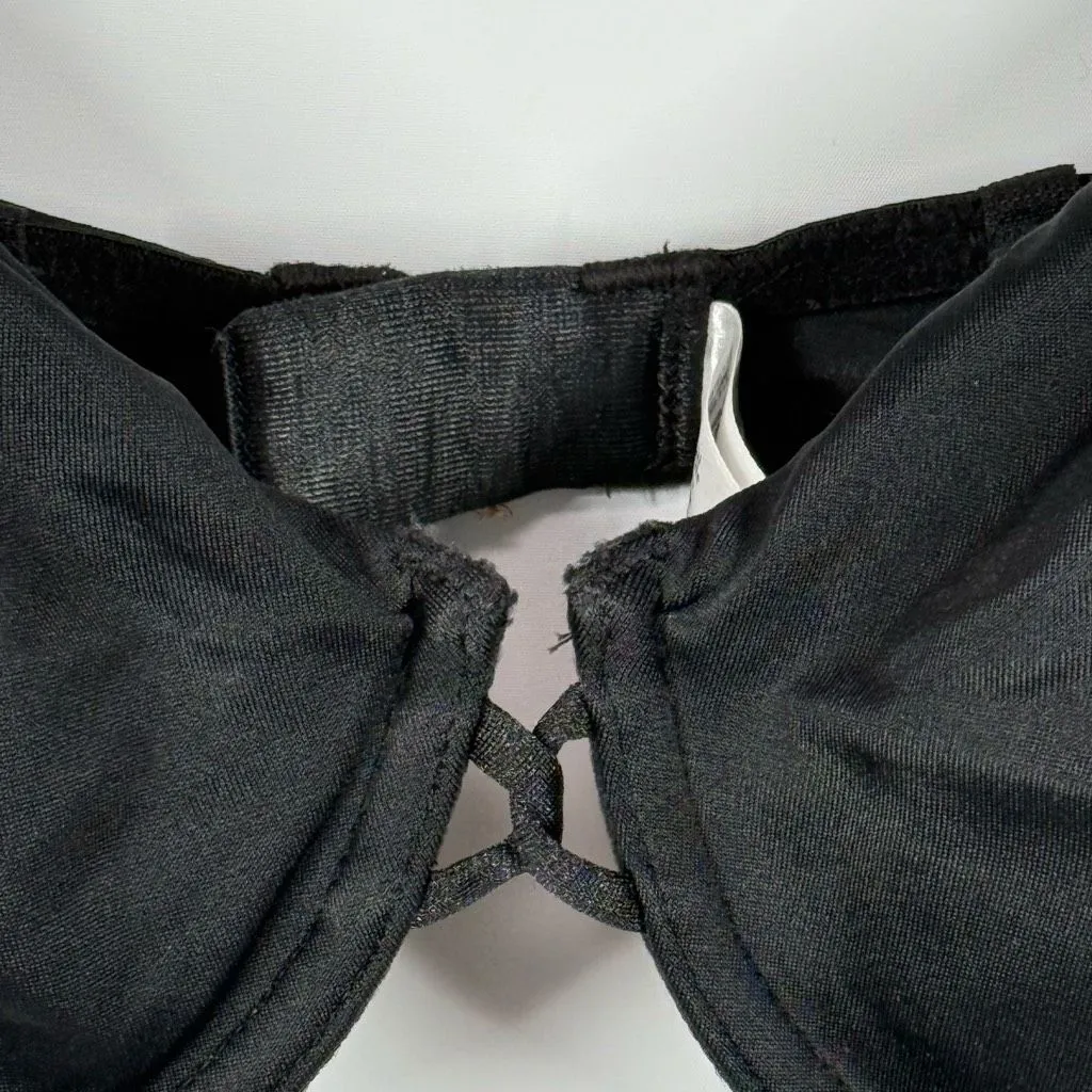 C40 Wacoal black custom contours strapless underwire bra size 36C 65042 - Image 2