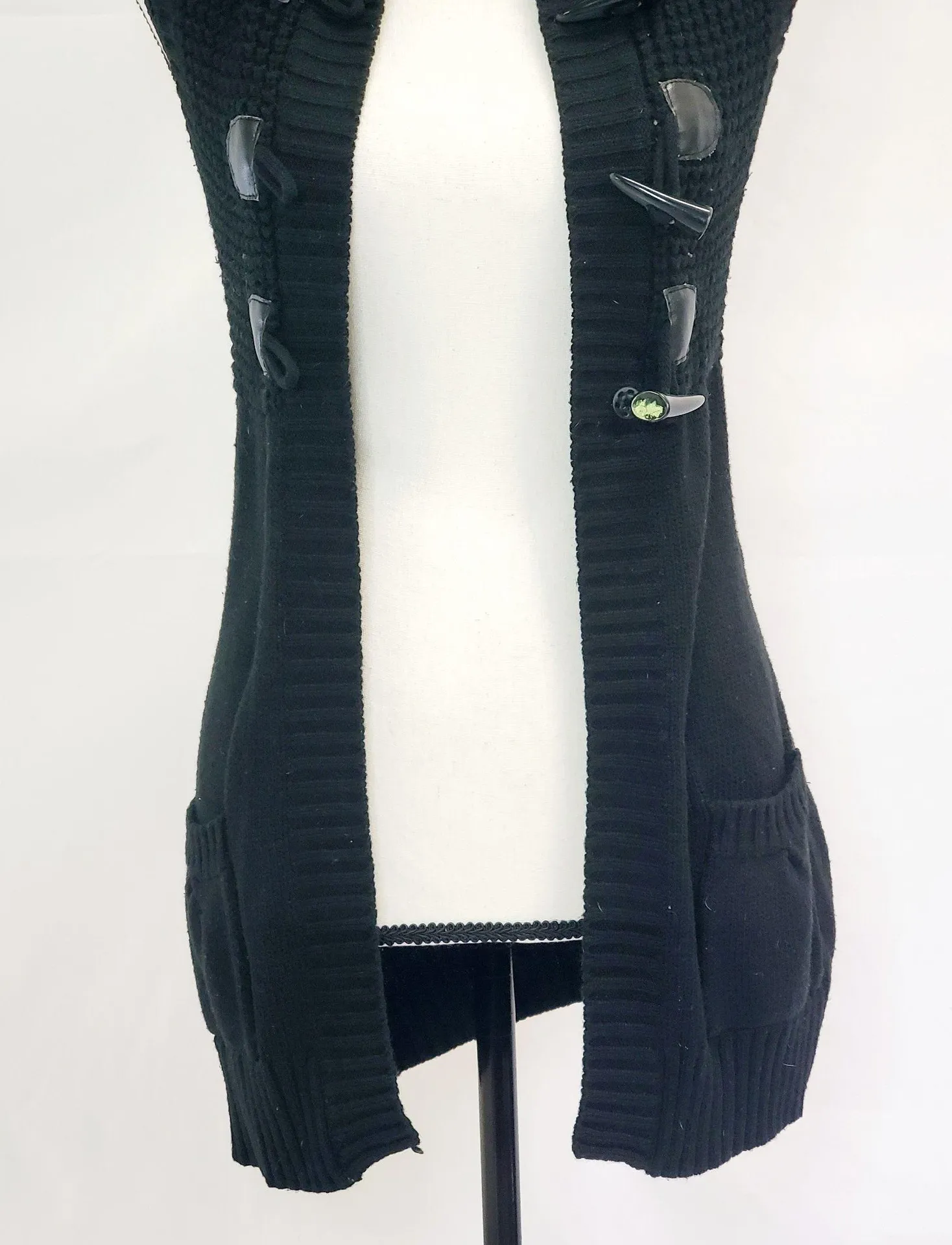 Takout Black Knit Cardigan - Image 4