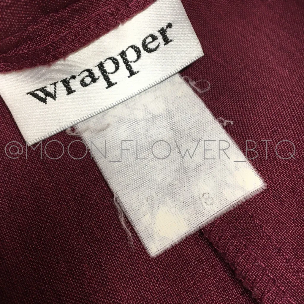 Wrapper Vintage Mid Rise Maroon Slacks - Image 8