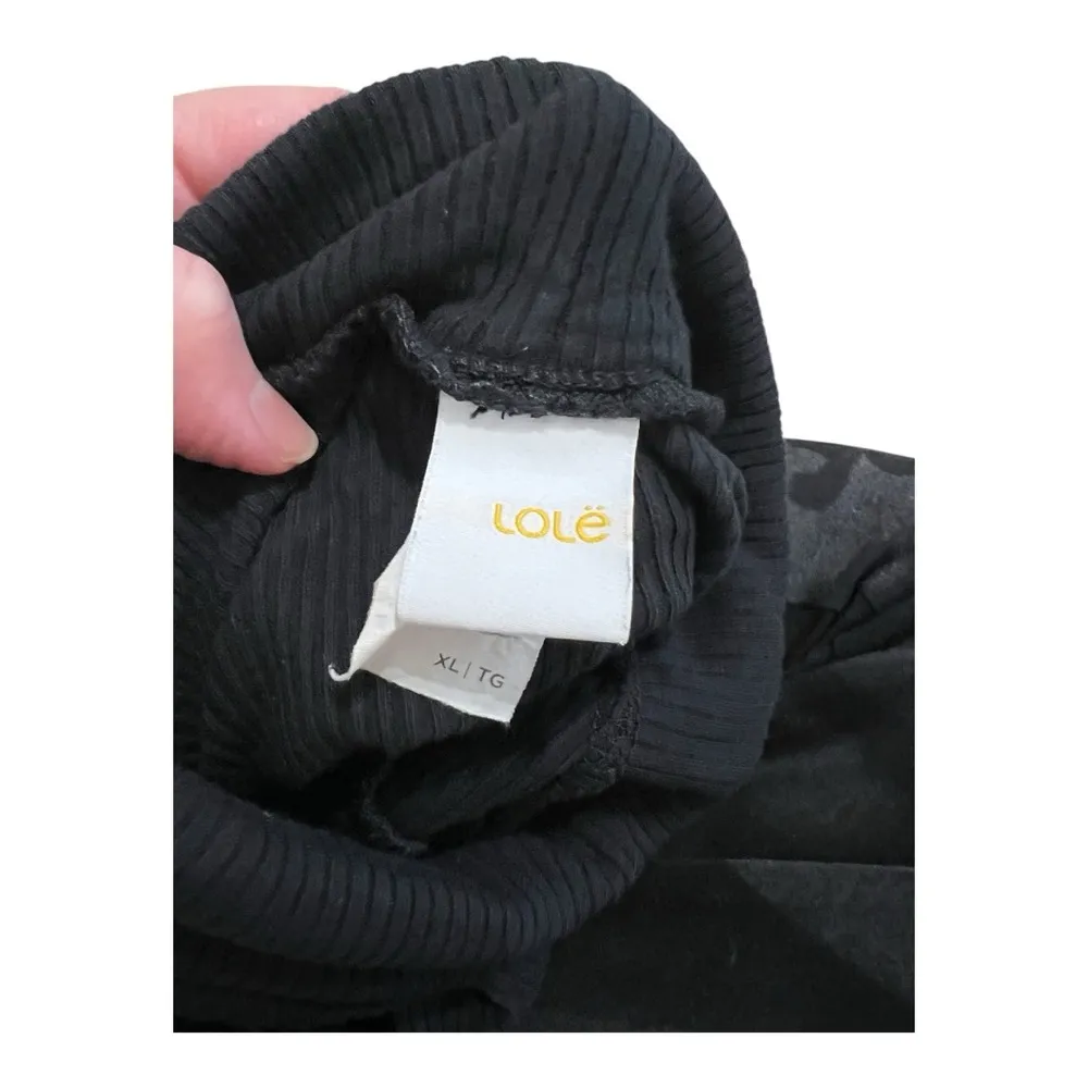 Lolë Black Turtleneck - Image 3