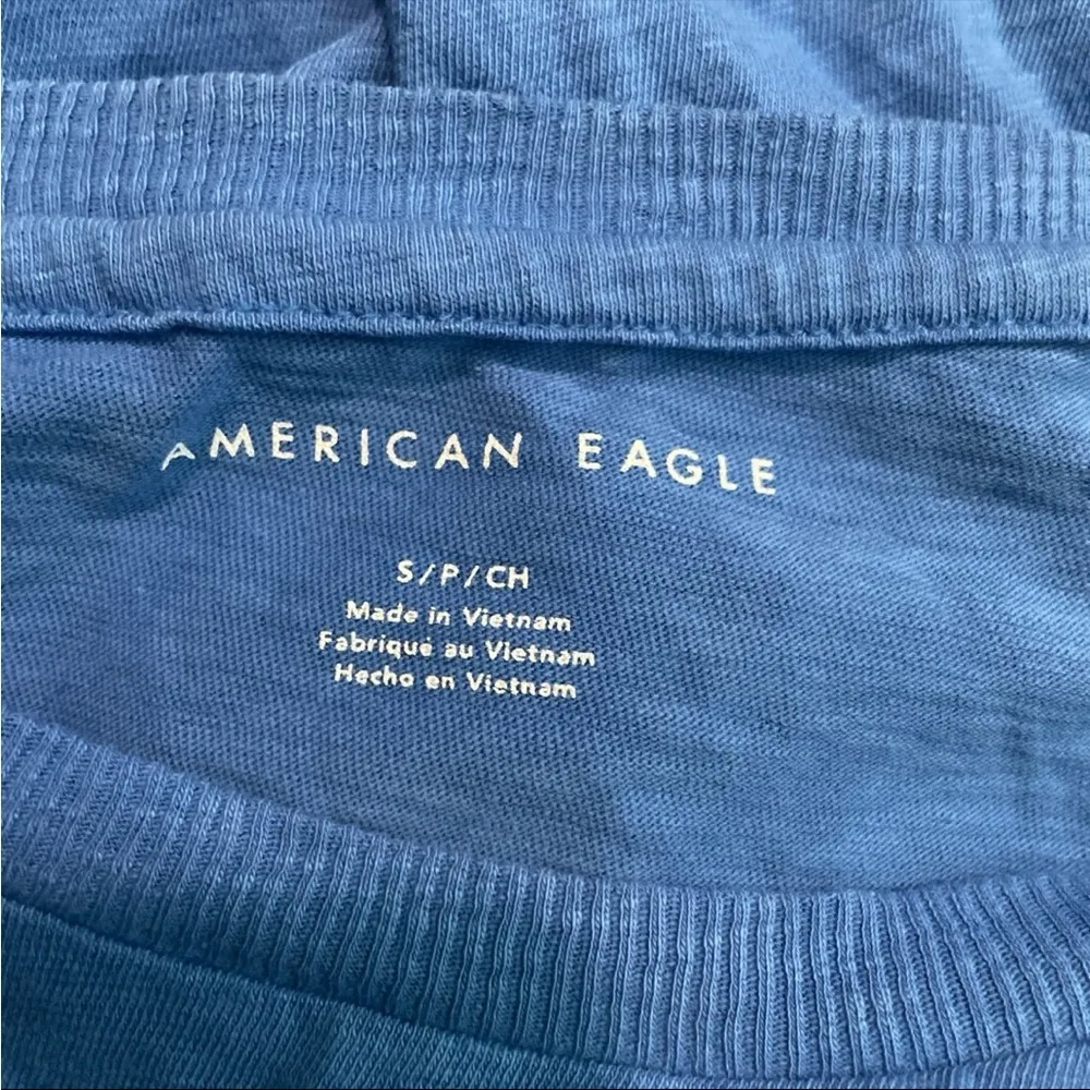 American Eagle Outfitters Blue Graphic Tee - Image 2