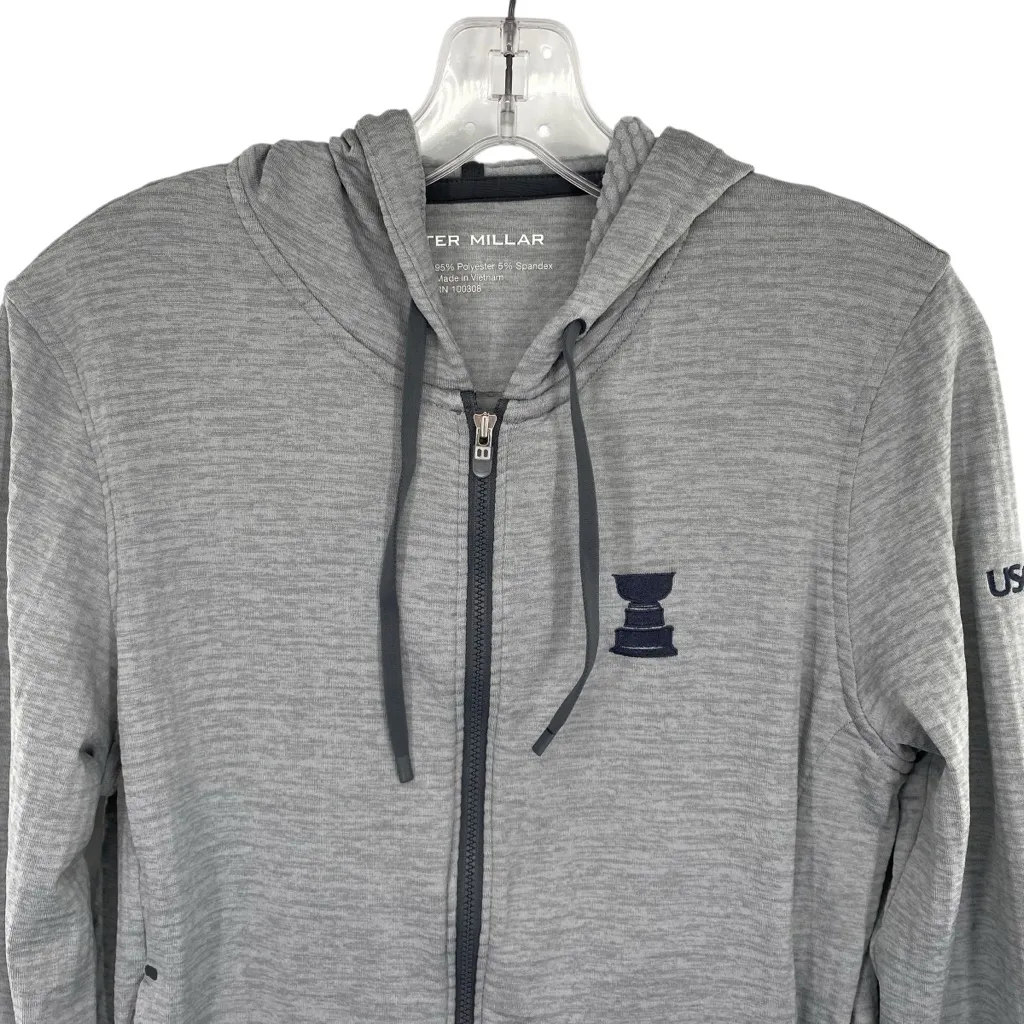 Peter Millar Women’s U.S. Open Maven Performance Hooded Full Zip Golf Jacket - Image 4