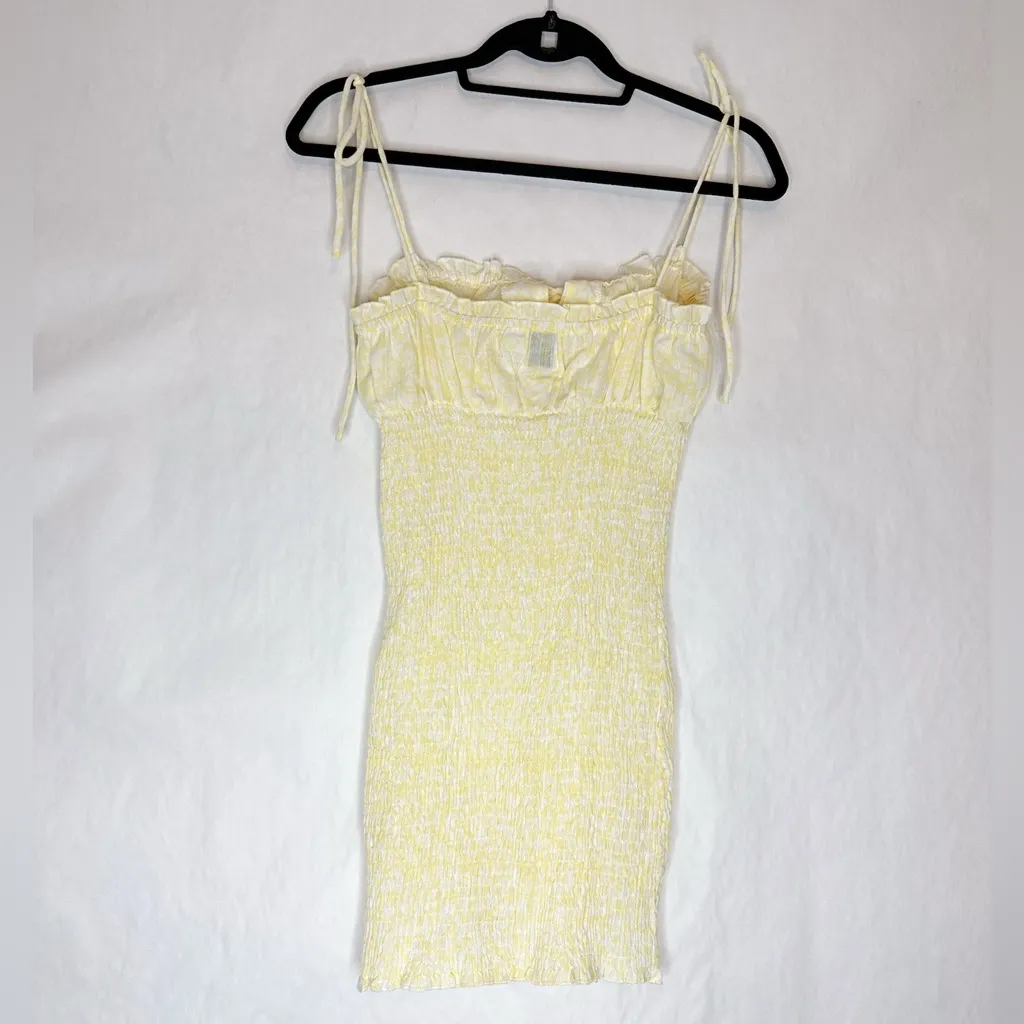 Princess Polly Korina Dress in Gingham Yellow and White US Size 4 Summer Mini - Image 13