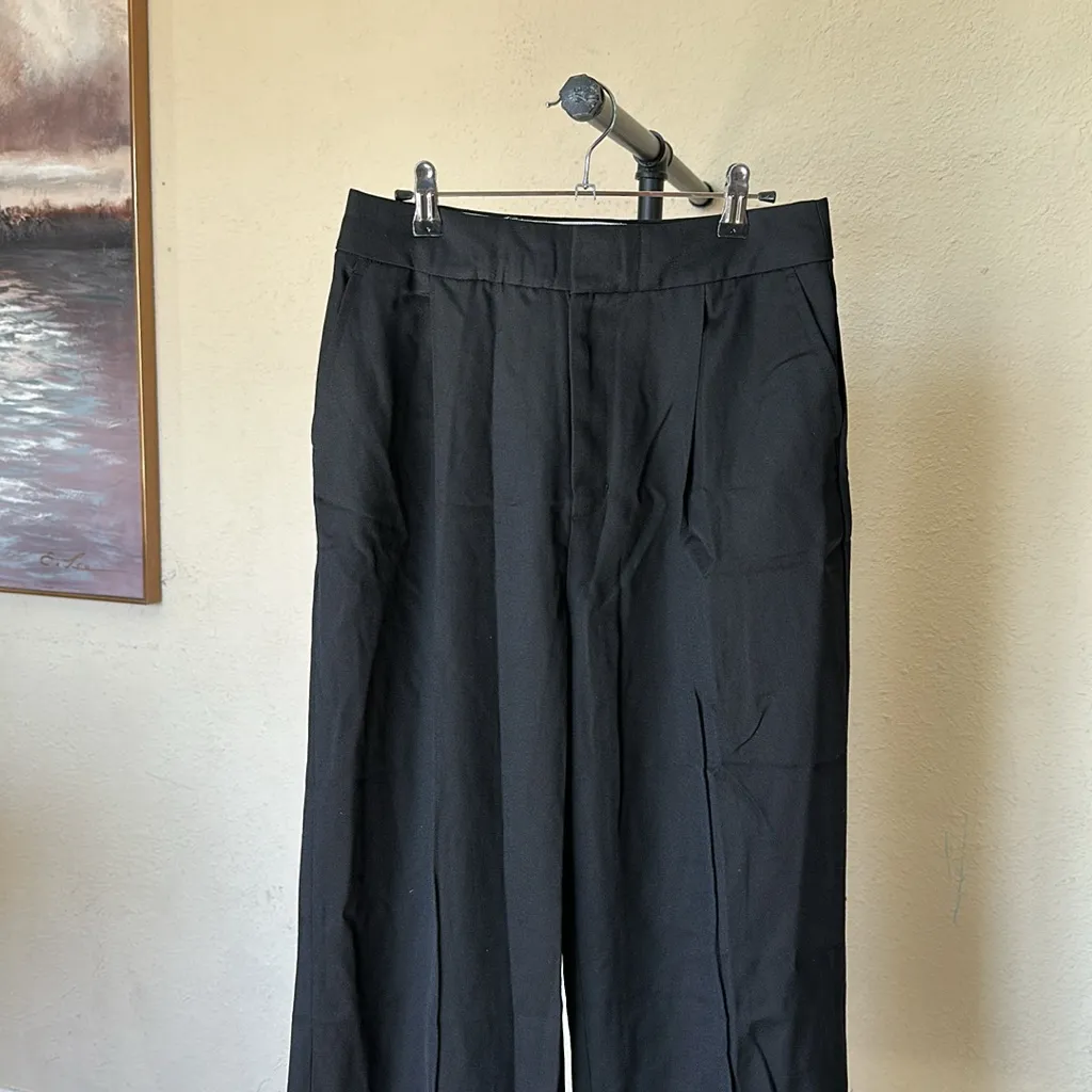House of cb  Alivia Black loose for high waisted Wool trousers NWOT size XL‎ - Image 6