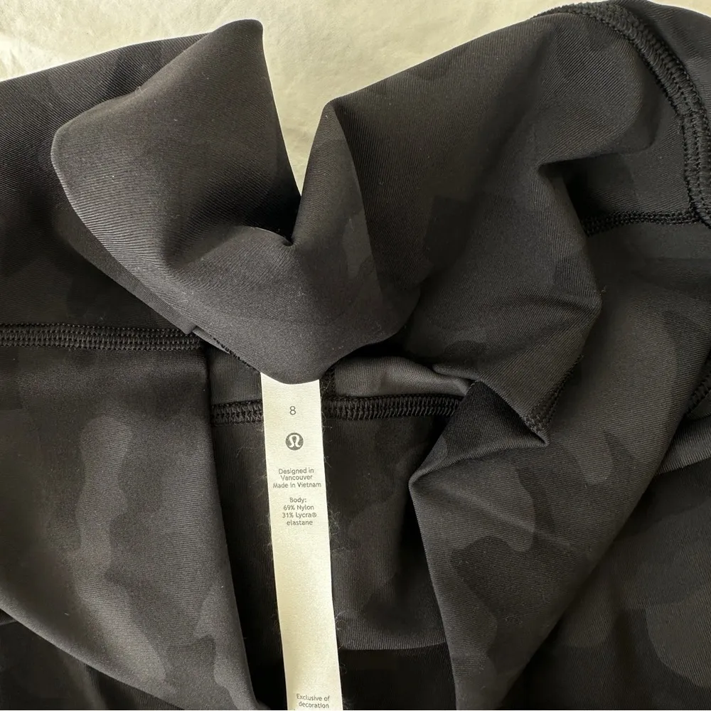 lululemon black camo leggings - Image 4