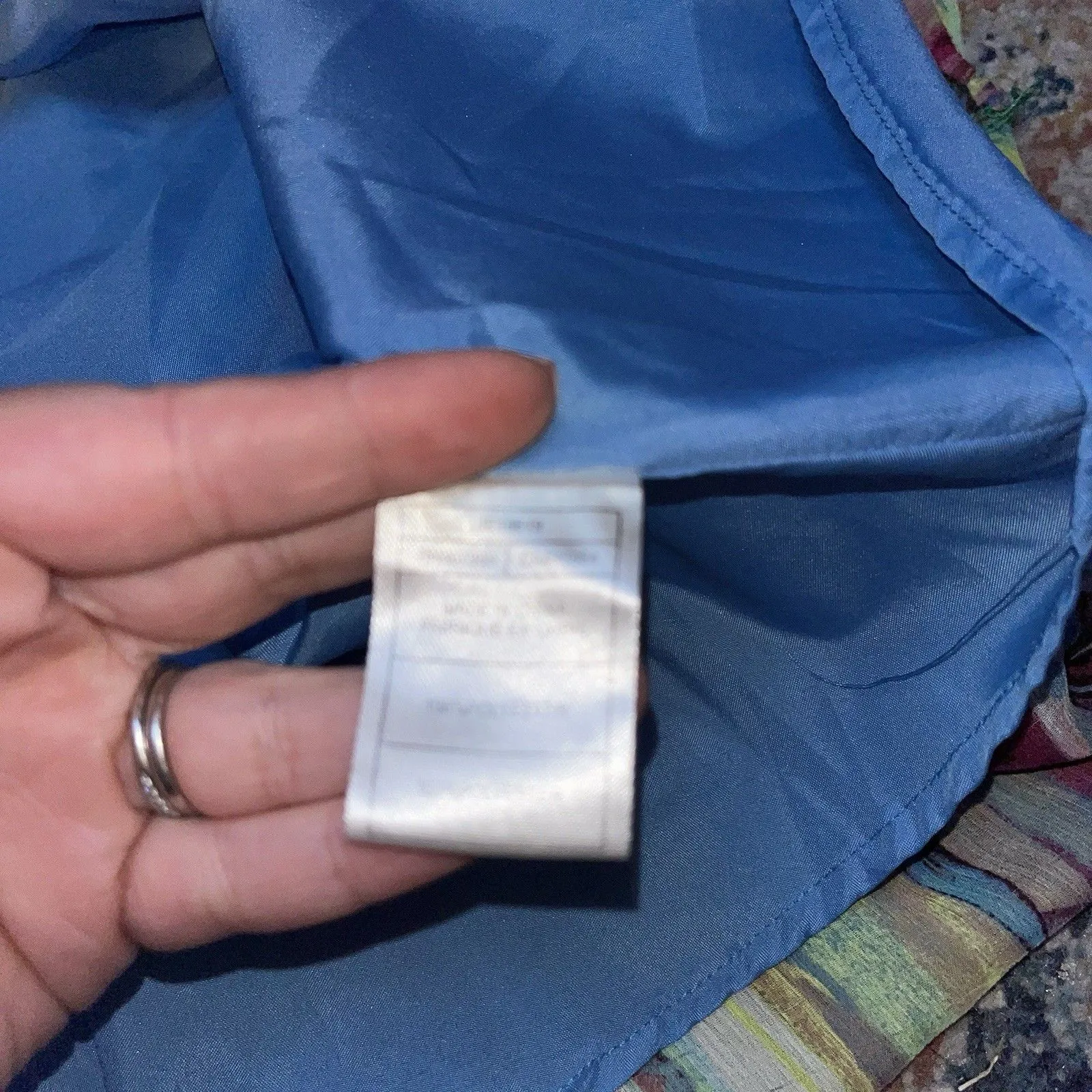 Jack Vintage Dress Women’s Y2K 4 Multicolor Artsy Spaghetti Chiffon Lined Maxi - Image 4