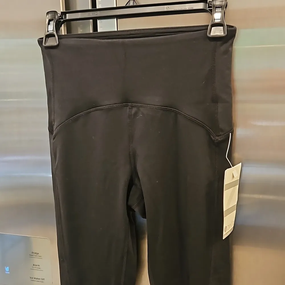 💕ZELLA💕 High Waist Asana Renew Leggings Split Cuff ~ Black Small S NWT - Image 11