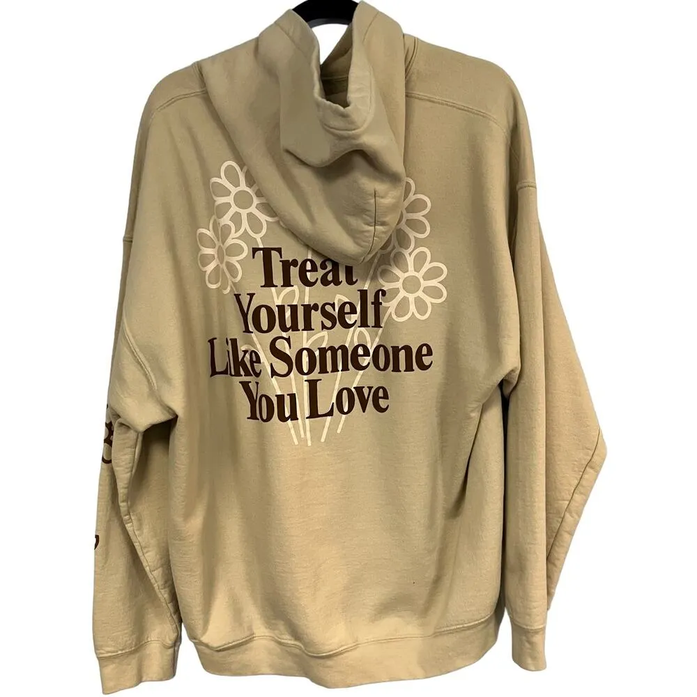 Something Bigger Treat Yourself Like Someone You Love Hoodie Size XL - Image 4