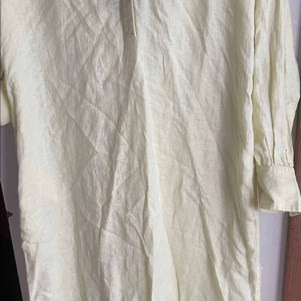 J.Crew Cabana Linen Midi Dress in Yellow - Image 6