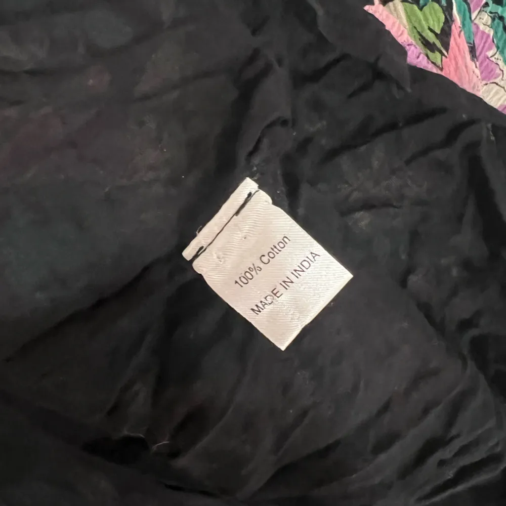 BANJANAN Honey Ruffled Maxi Dress in Fiesta Floral Sz L Purple Size L - Image 8