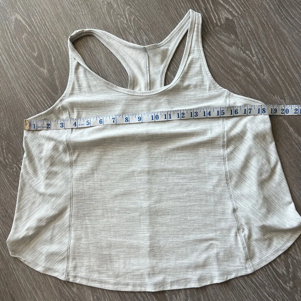 Old Navy Active Athletic Tank Top Womens Large Light Gray - Image 6