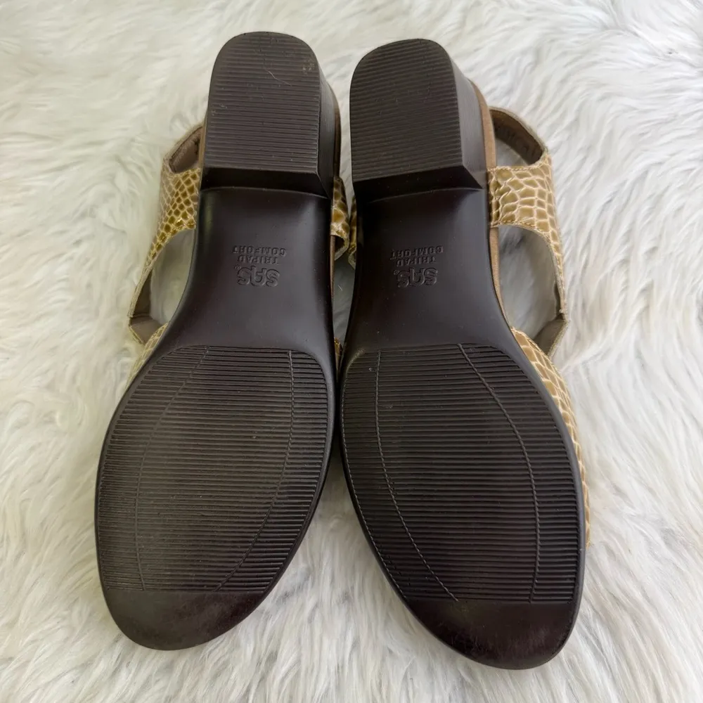 SAS Women's Suntimer Tan Sandals Croc Size 8.5 S - Image 5
