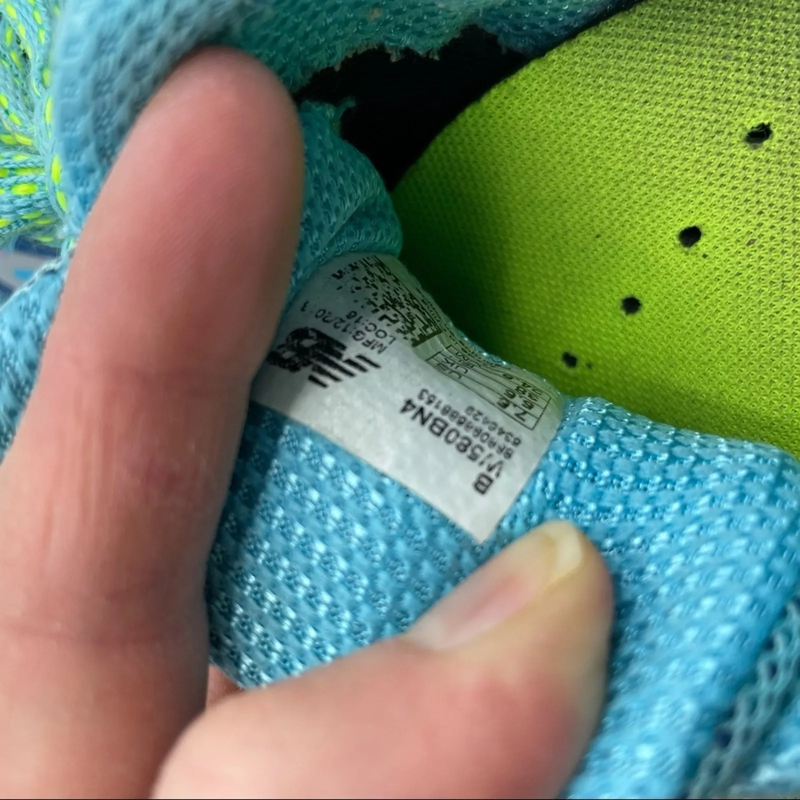 New Balance 580 V4 Blue Green Woman’s Running Shoes Sneakers 7.5 Athletic Casual - Image 7