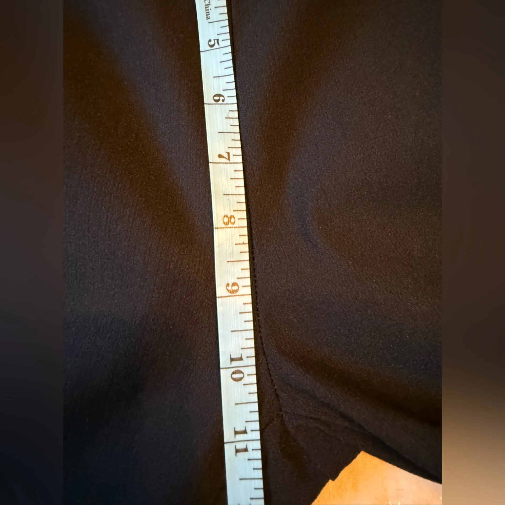 Franne Golde Classic Magic Slim‎ Straight Leg Black Pants Size 12 - Image 9