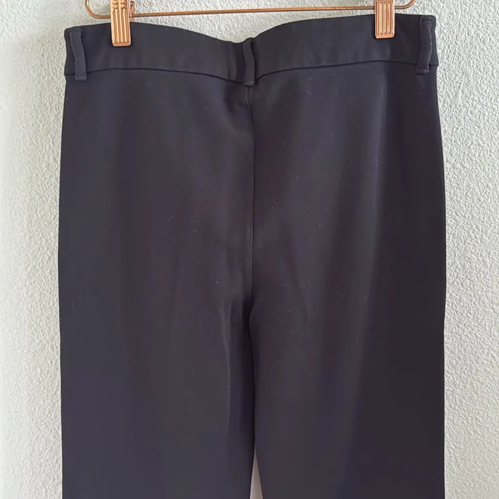 Old Navy Flare Trouser Black Stretch Fabric Pants Slacks Word Career 8 - Image 5