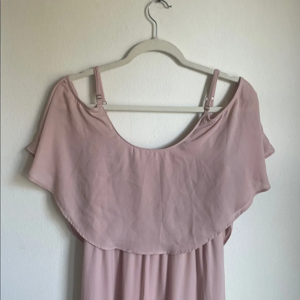 Show Me Your Mumu Blush Caitlin Ruffle Maxi Dress - Image 4