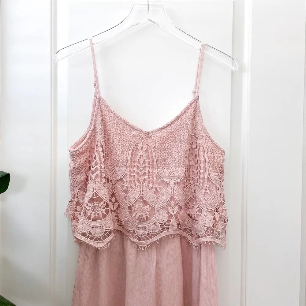 Mossimo Lace Romper Light Pink S - Image 56