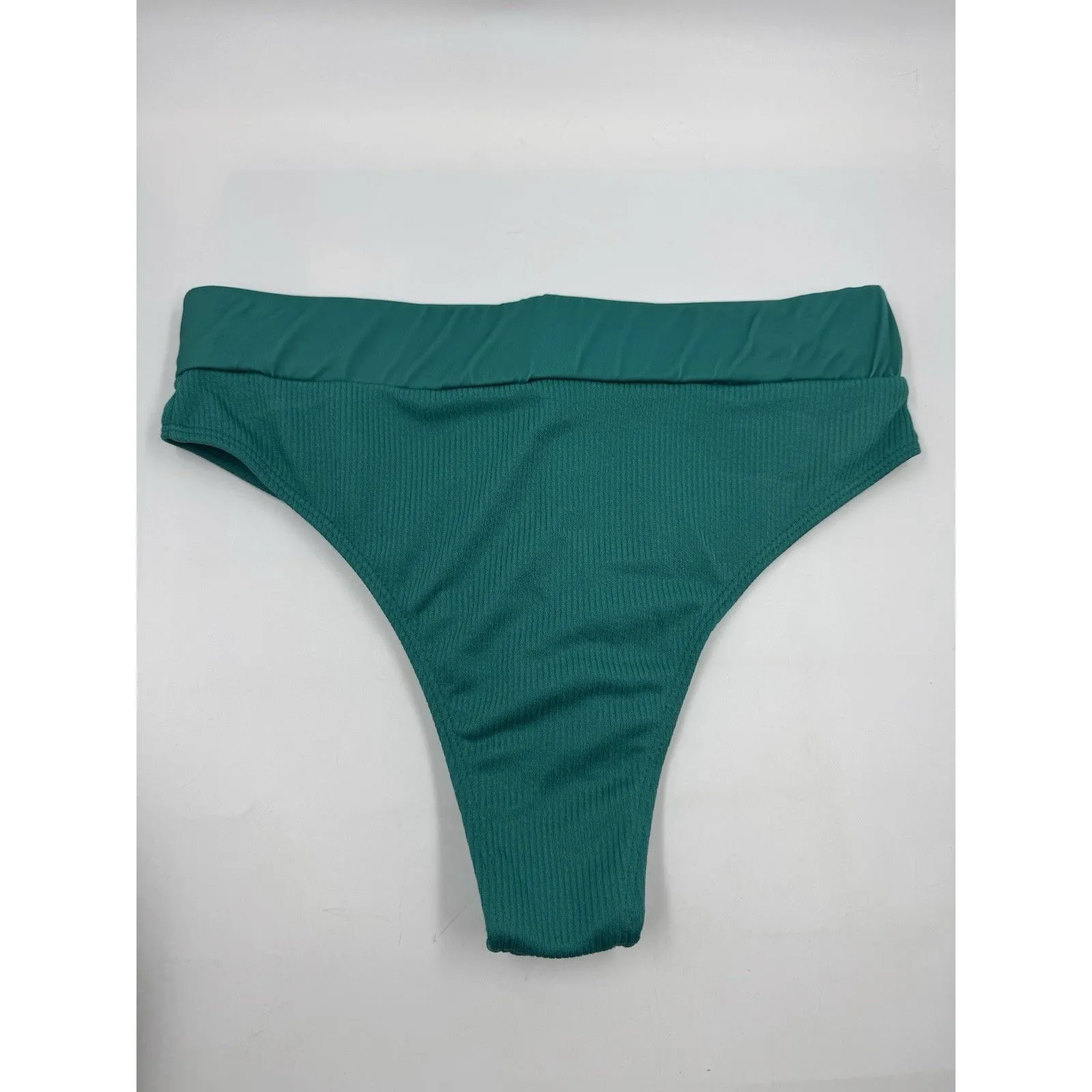 New SHEIN Swim Bikini Set Top & Swim Bottom Teal/Green Women’s SIZE L - Image 8