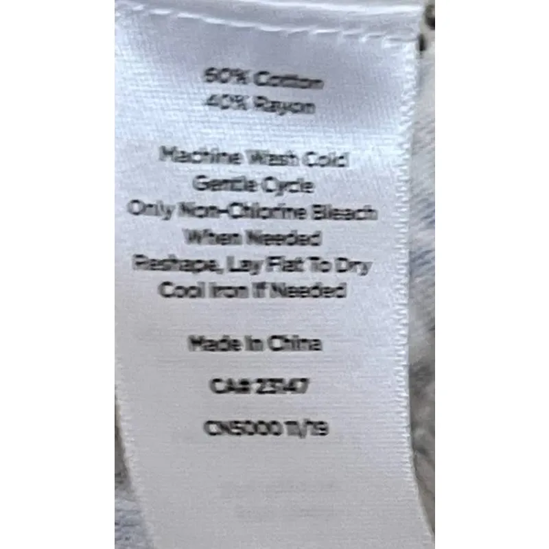 Talbots Cheetah Leopard Print Short‎ Sleeve Cotton Crewneck Top Women Size Small - Image 6