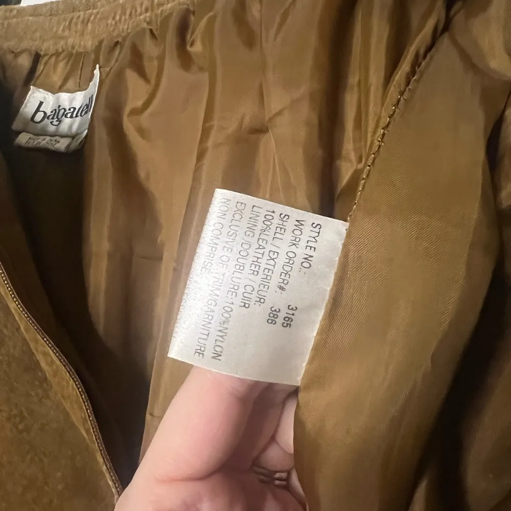 Vintage 1970s Suede Bagatelle Folk Cottage core Pants - Image 15