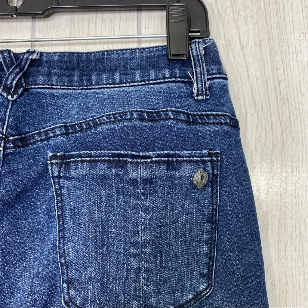 Democracy “Ab”solution Girlfriend Jeans Frayed Raw Hem size 2 - Image 10