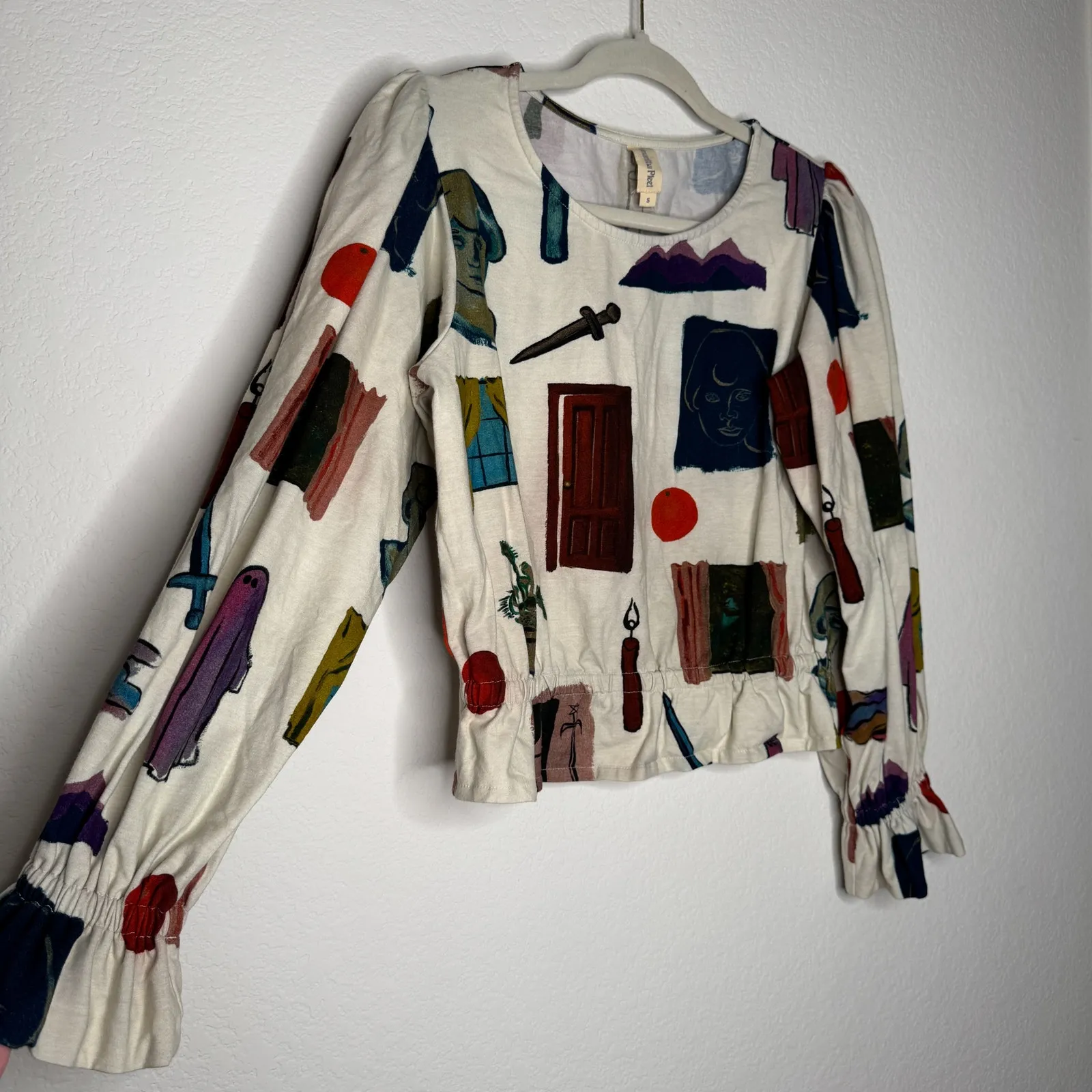 Samantha Pleet Cloud Shirt in Dreaming Print Size L - Image 8