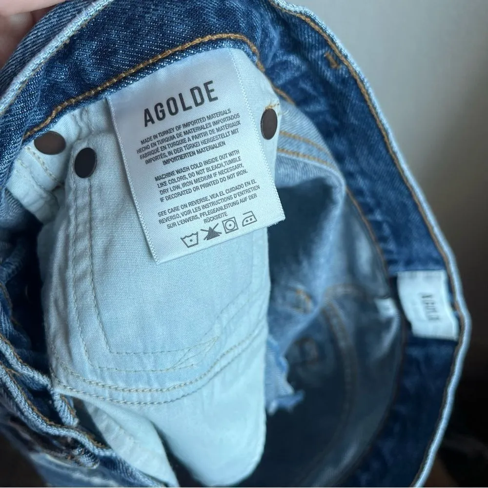 AGOLDE Parker Denim Cutoff Short - Image 6