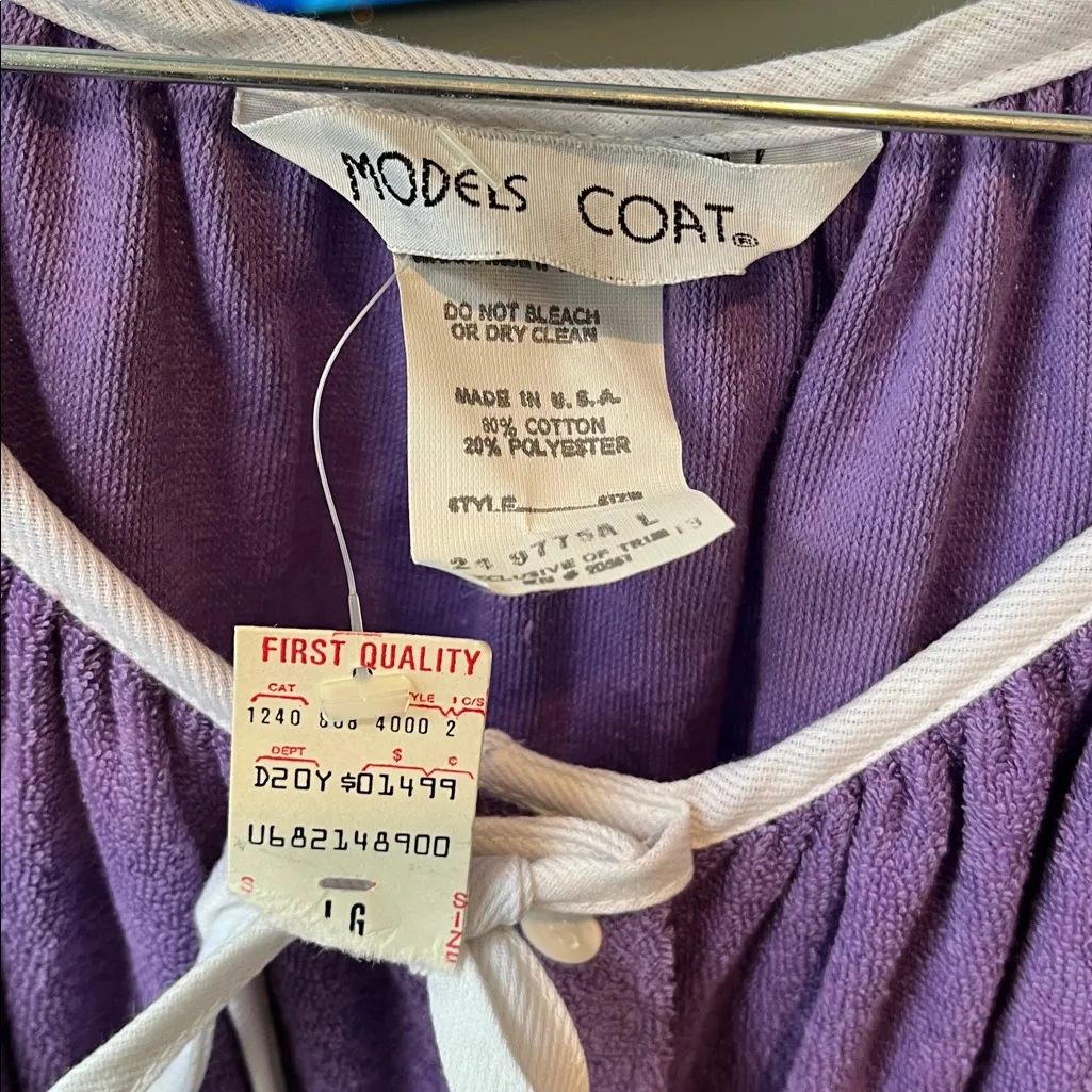 Models Coat size large vintage robe Purple - Image 3