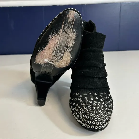 See By Chloe Black Suede Ankle Booties Size EU 36 US‎ 6 - Image 9