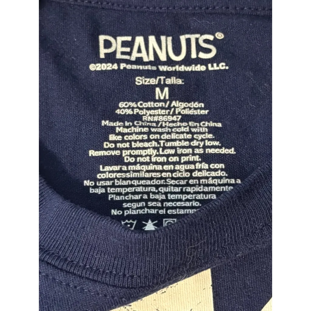 Peanuts Snoopy Navy Blue Graphic T - Image 4