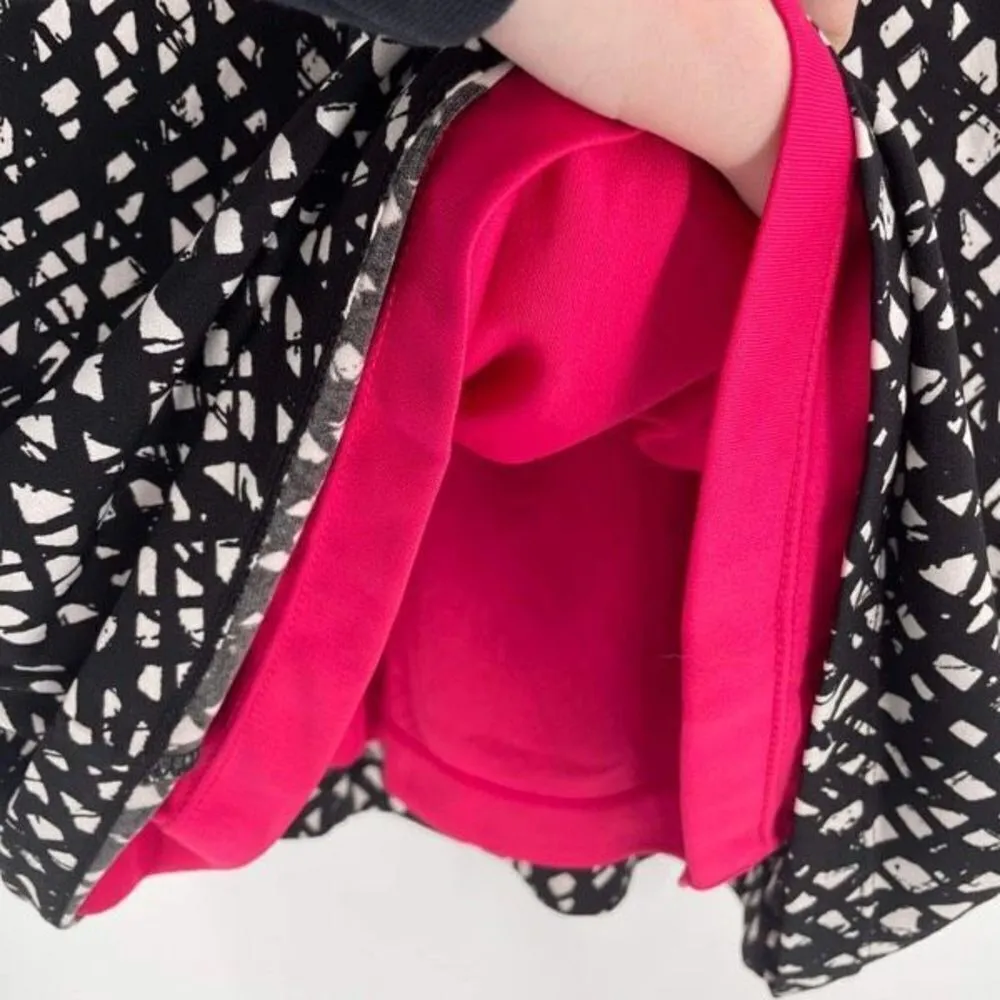 Tahari ASL‎ ruched Twist Dress Scoop Neck geometric flattering  size 4 - Image 6