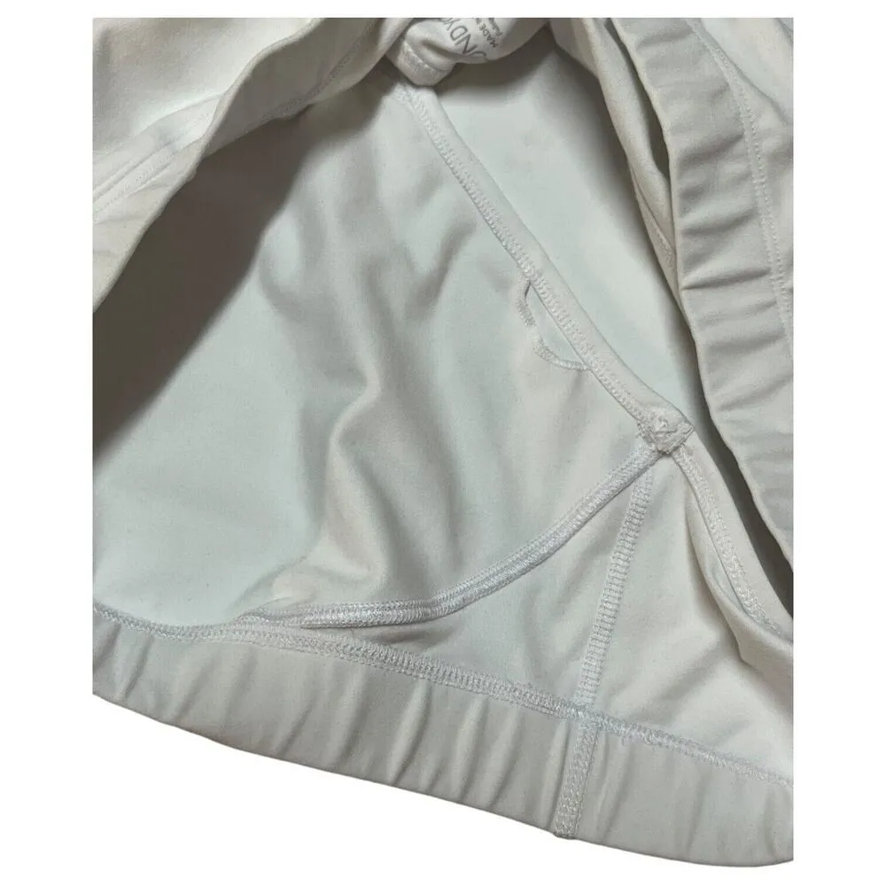 Beyond Yoga Sports Bra Top Womens 4X Workout V Neck Stretch Racerback White - Image 3