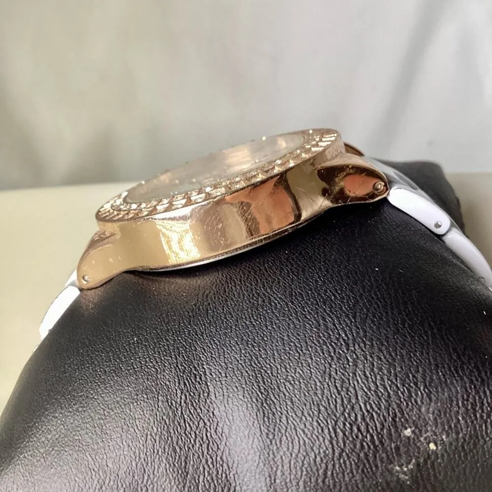 Bebe Rose Gold Crystal Watch - Image 4