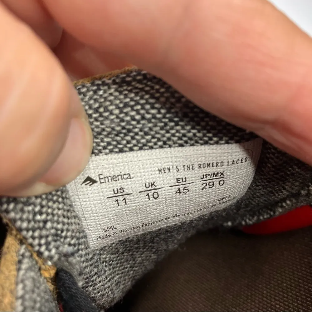 Emerica‎ The Romero Laced casual shoes size 11 Brown - Image 7