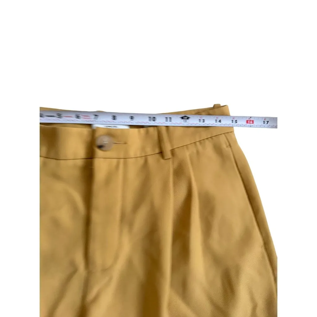 VINCE Women's Yellow High Waist Dress Shorts Size 6 - Image 5