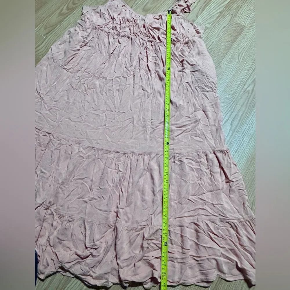 Torrid Pink strapped stretch blush pink Midi Dress 3x - Image 7