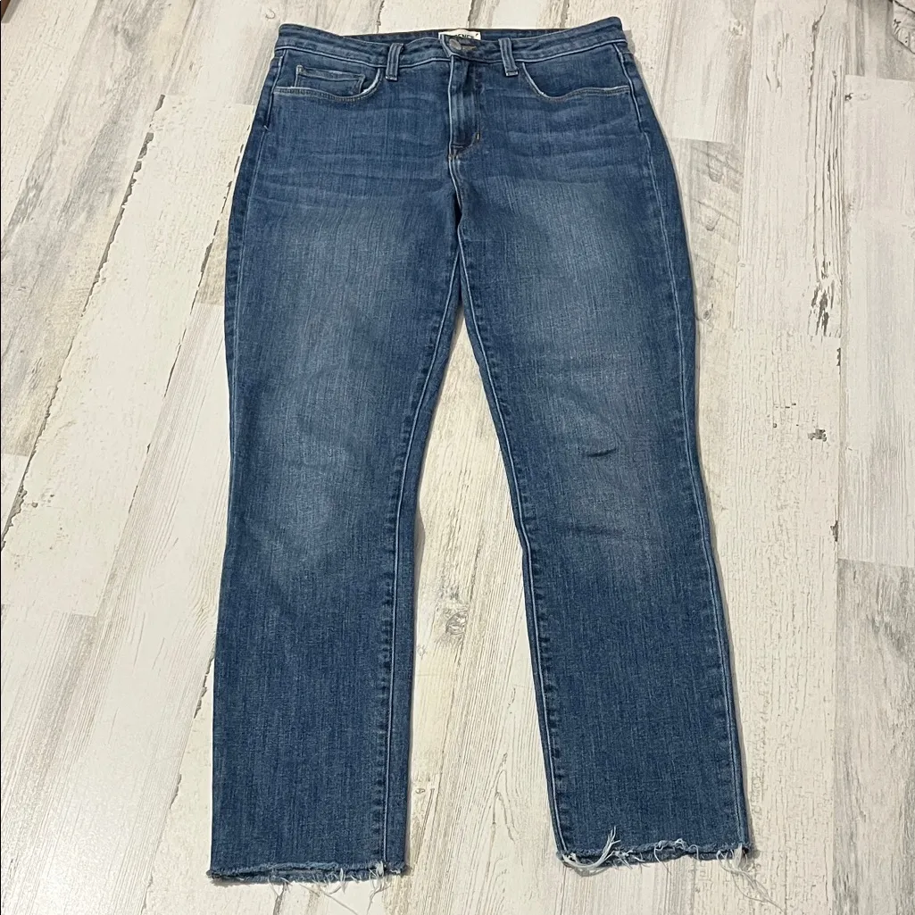 L'AGENCE Luna Straight Jeans Size 28 - Image 3