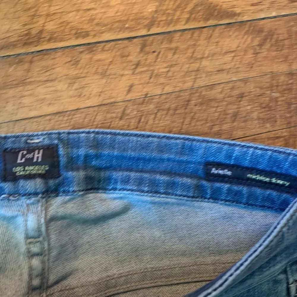 Citizens of Humanity Arielle size 24 mid-rise skinny jeans with raw hems - Image 2