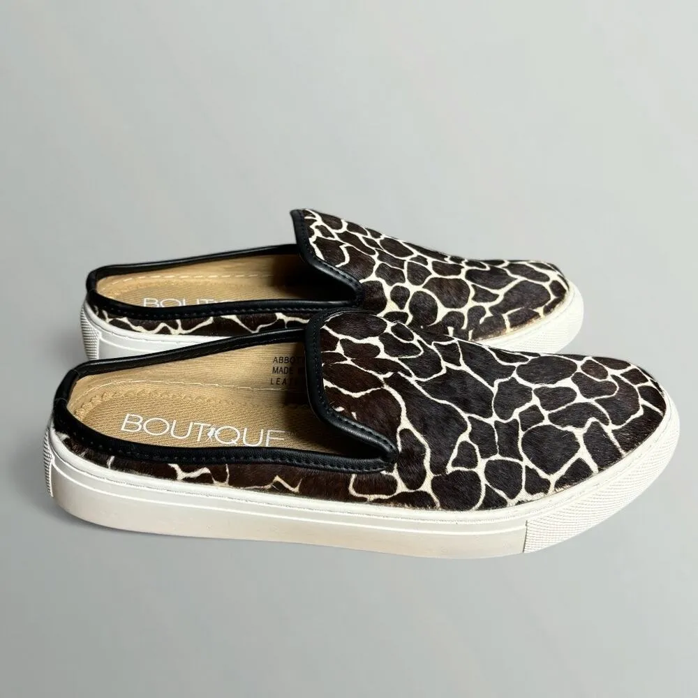 Corkys Women's Abbott Giraffe Print Mule Sneakers Brown Size 9 - Image 5