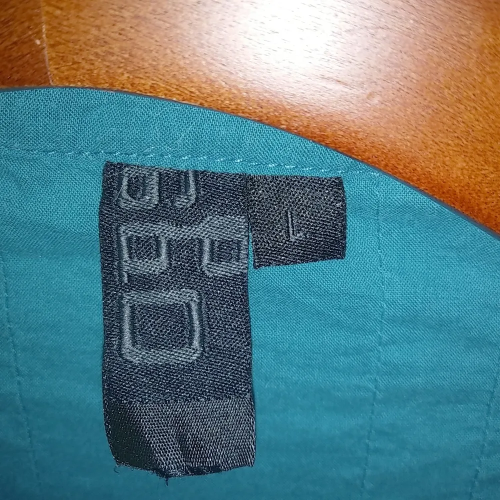 EGO LP Kurta Smocked Cotton Dress Petite in Turquoise Gold Paint Petite - Image 2