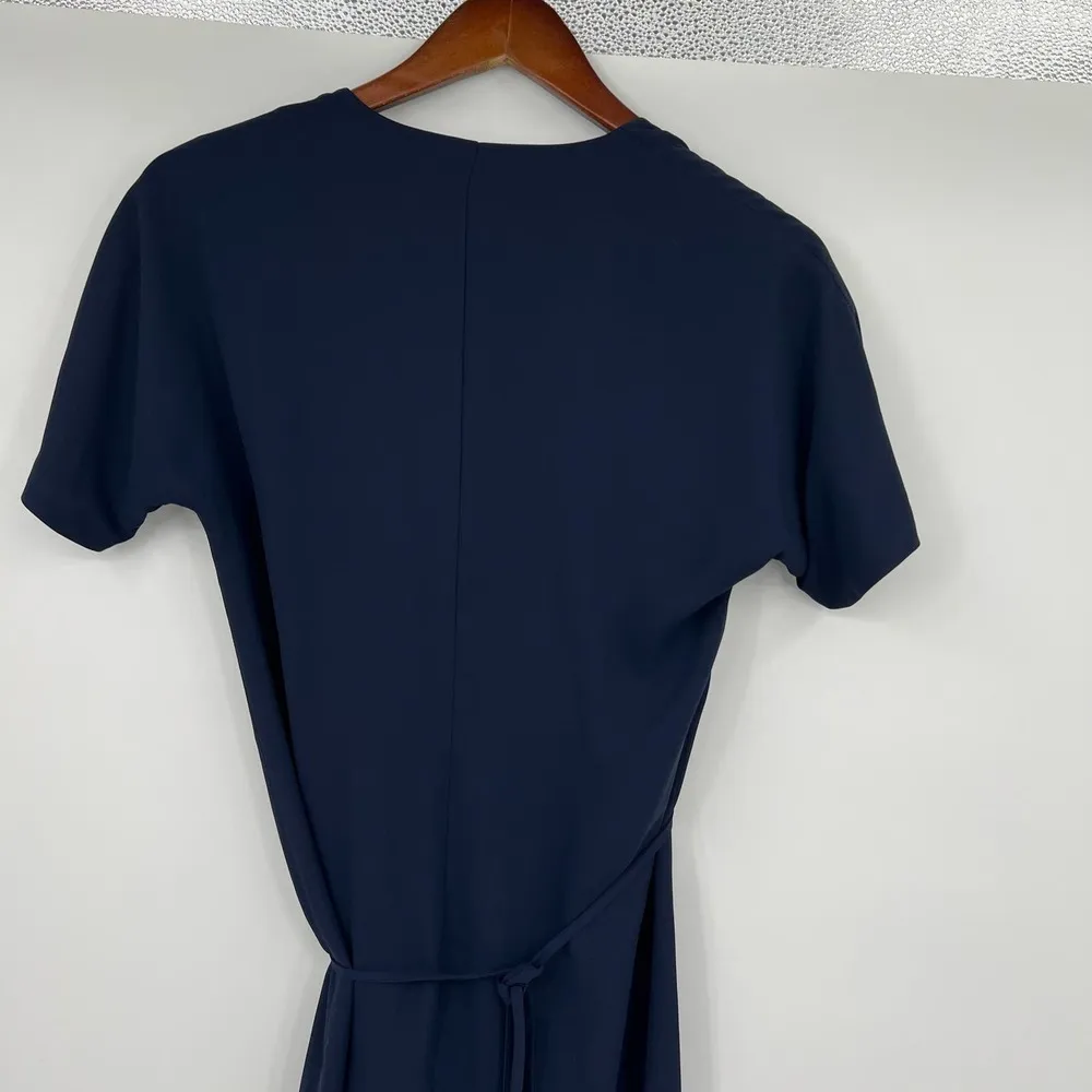 Aritzia Babaton Wallace Wrap Dress in Pure Indigo Navy true wrap dress Size XS - Image 4