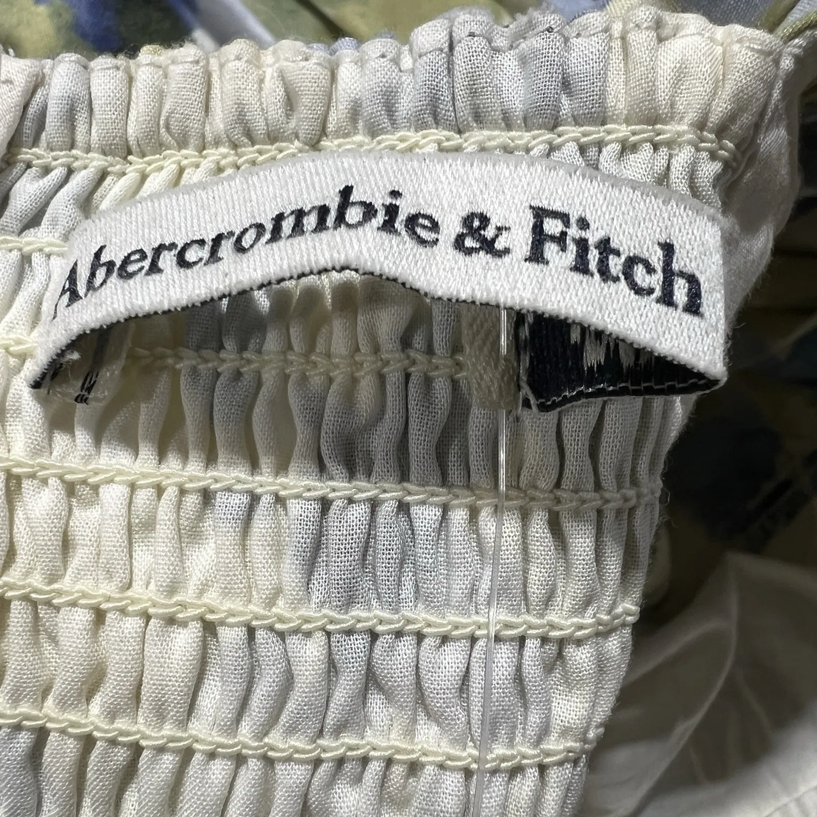 Abercrombie & Fitch Women Dress Emerson Poplin Baby Doll Cottage Core Romper MP - Image 13