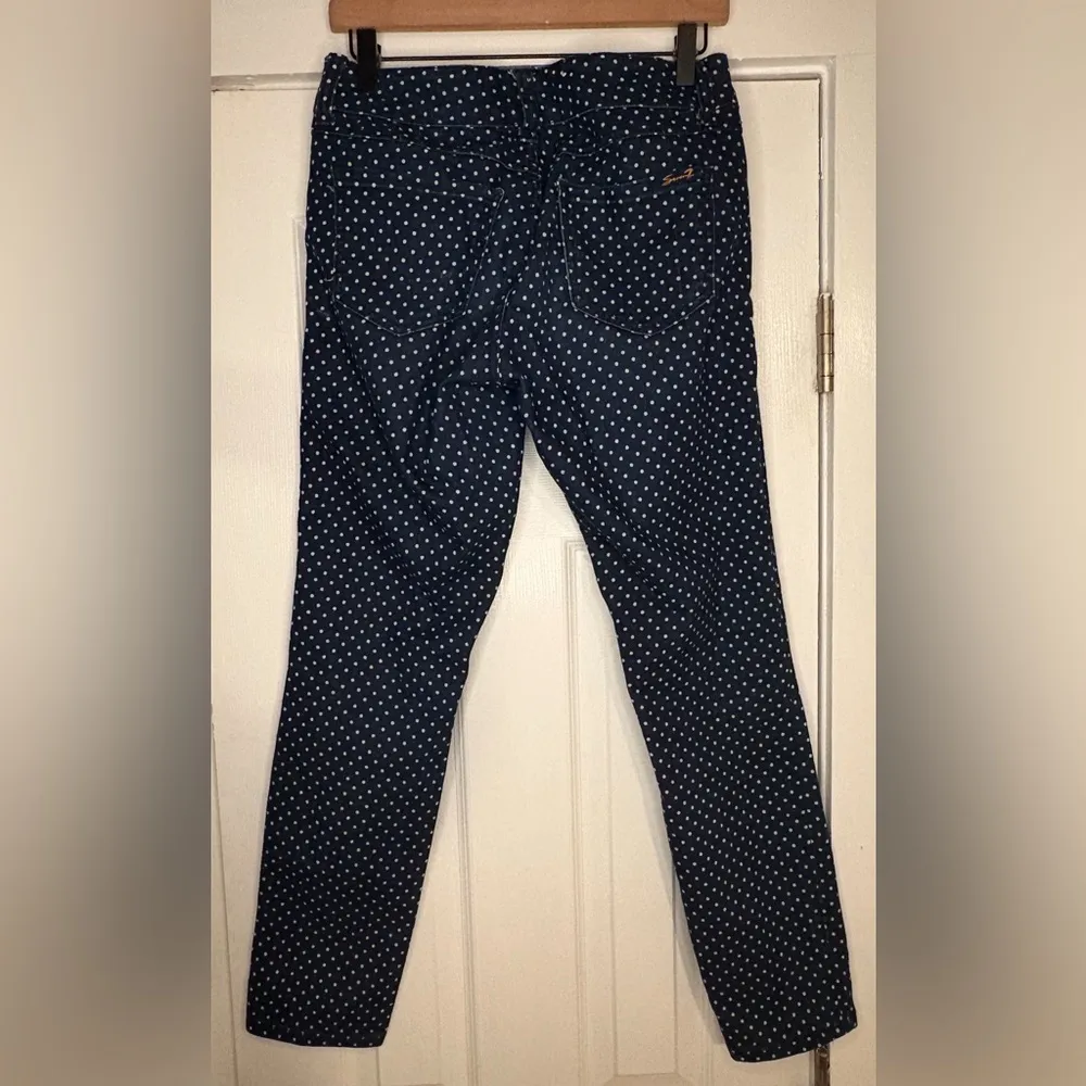 Seven Polka Dot Skinny Denim Size‎ 6 Excellent Unused Condition - Image 5