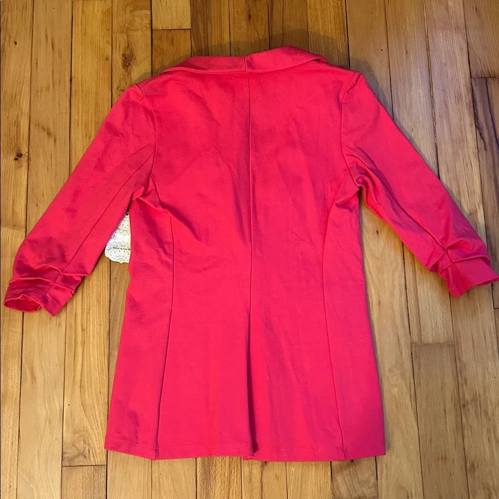 NWT Altar’d State Salmon/Hot Pink Blazer - Image 2