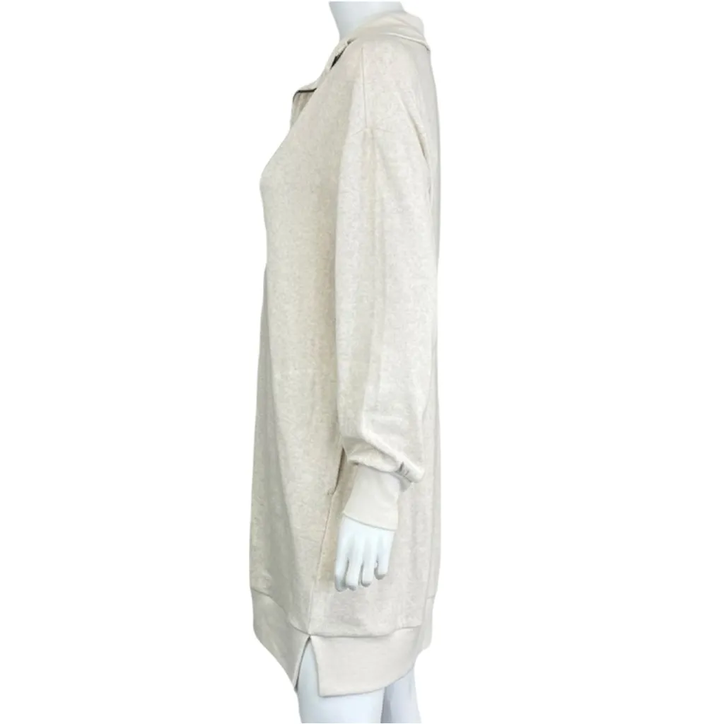 FAHERTY NWT Cream Legend Quarter Zip Dress Size S - Image 4