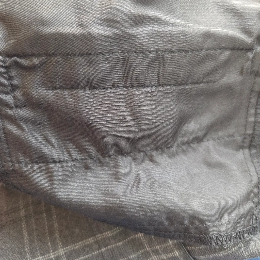 Nine West Gray Plaid Curvy Barely Bootcut Pants - Image 13