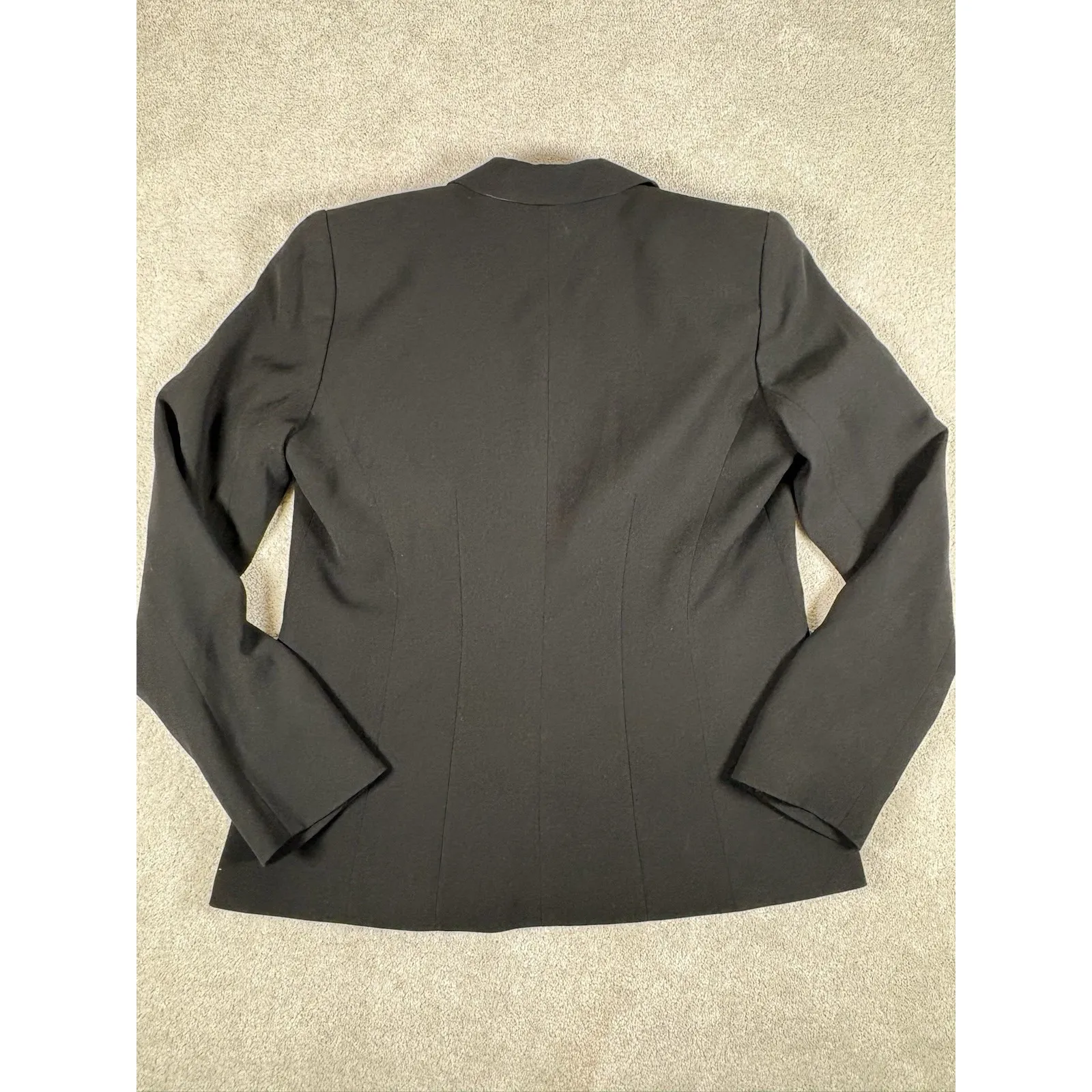 lafayette 148 womens black blazer 8 wool blend - Image 7