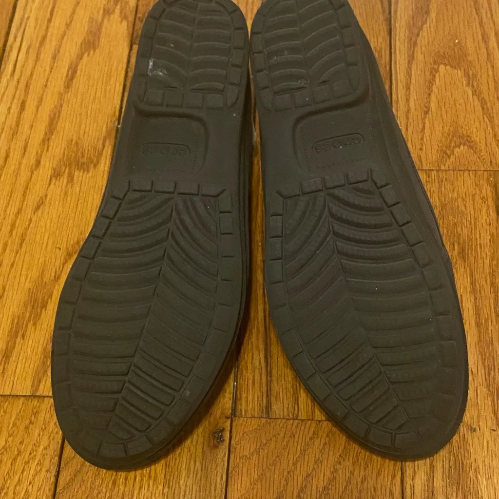 Crocs Women's Wrap Colorlite Ballet Flat Gray‎ Size 8 Slip Ons - Image 4