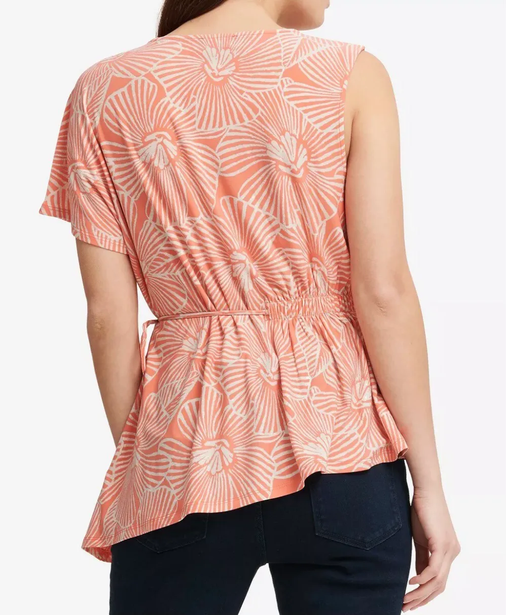 Desert Coral Printed Top M - Image 3